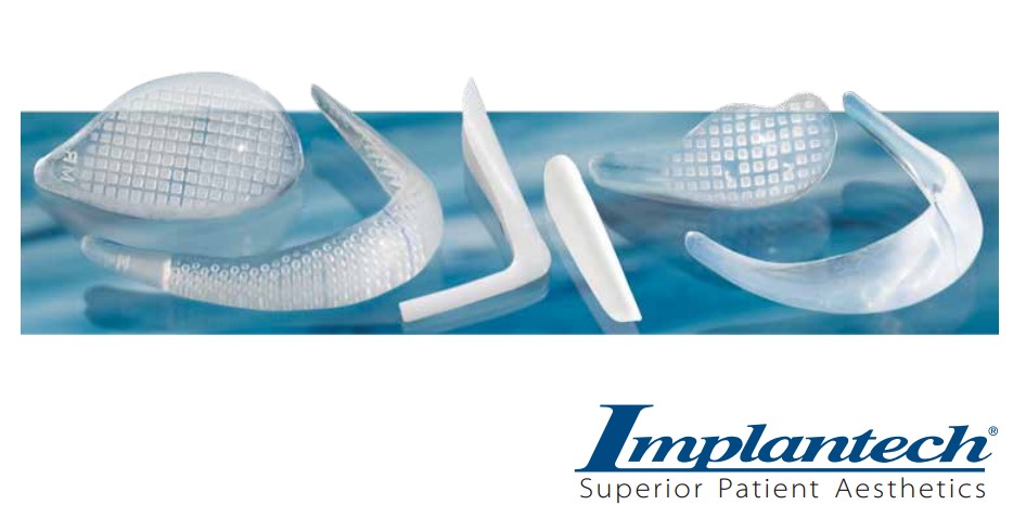 Implantech Chin Nasal Mandibular Malar Submalar and Midfacial range